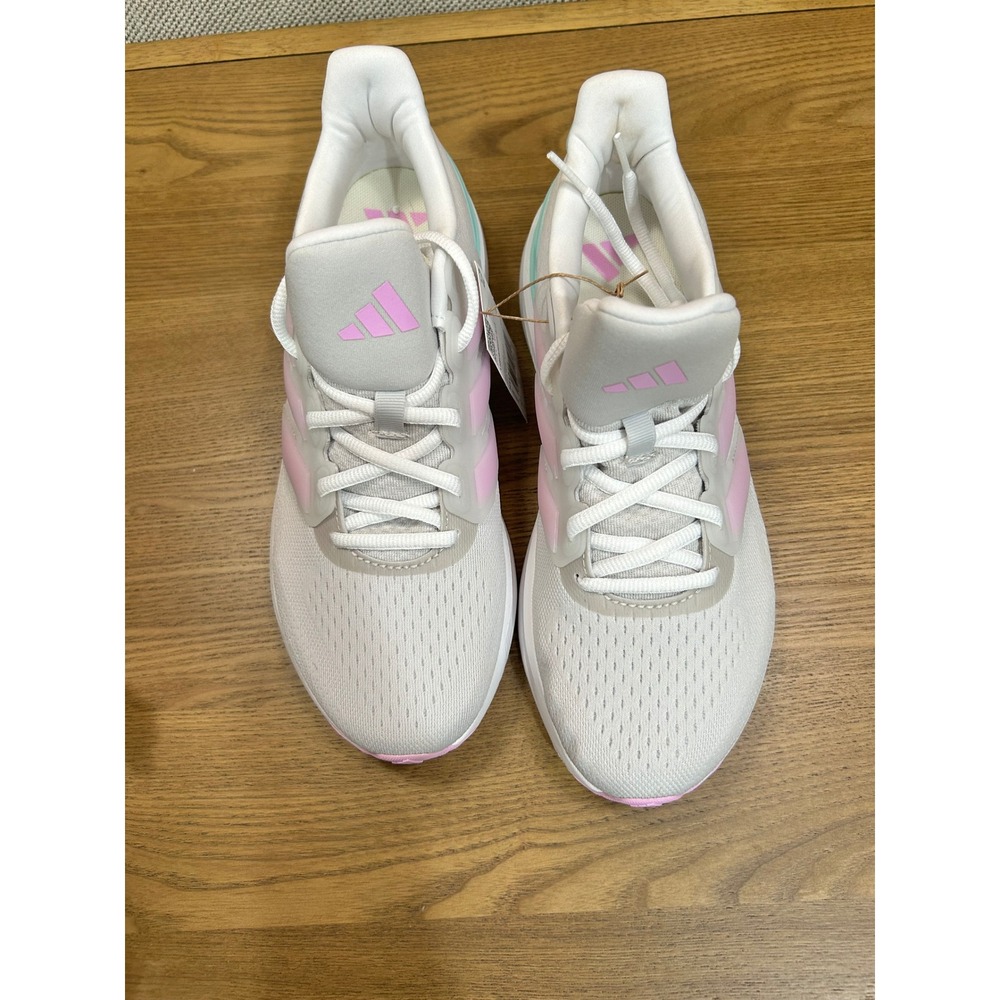 Adidas Ultra‎ Run 5 J Running Shoes Sneakers White Pink Teal Kids Size 7